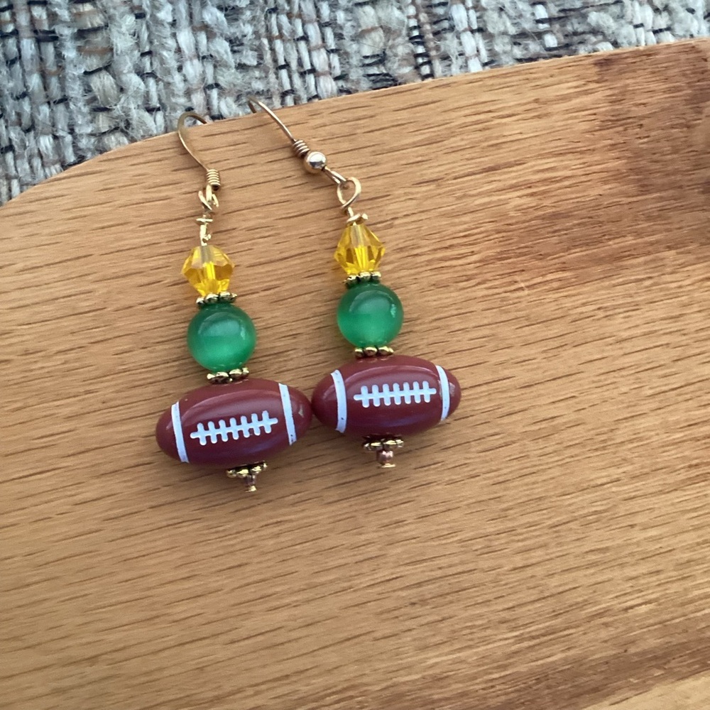 Boutique: Green Bay packers earrings - Picture 4 of 7